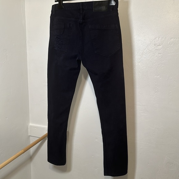 Helmut Lang Blue Ripped Cotton Pans Size 31x32 GREAT CONDTION - Picture 9 of 16